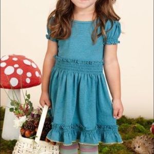 Matilda Jane sz 4 Hourglass knit blue lap dress